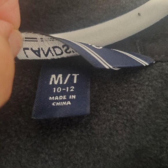 Lands'End NWOT Woman’s 1/3 Zipp Fleece Sweater Jacket M/T 10-12 Casual Holidays - Picture 10 of 11